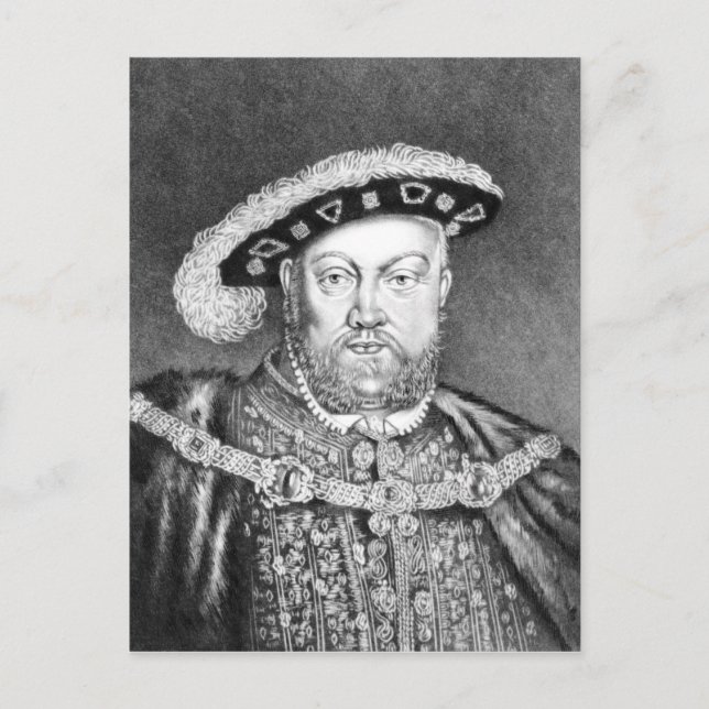 King Henry VIII  illustration Postcard (Front)