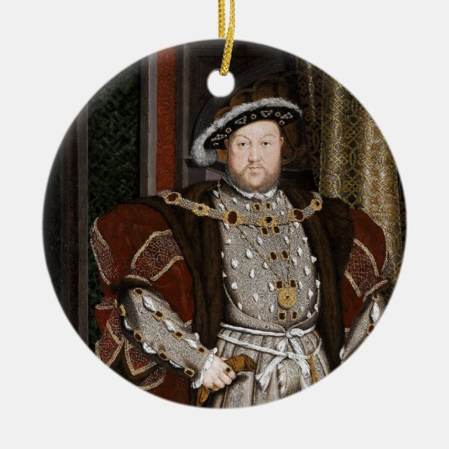 King Henry VIII of England Ceramic Ornament (Front)