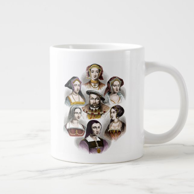 King Henry VIII of England | His Six Wives Giant Coffee Mug (Right)