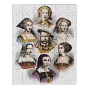 King Henry VIII of England   His Six Wives Jigsaw Puzzle
