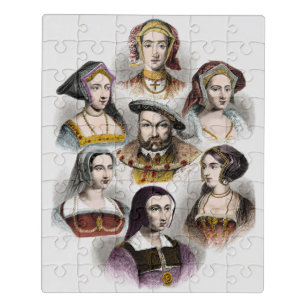 King Henry VIII of England   His Six Wives Jigsaw Puzzle