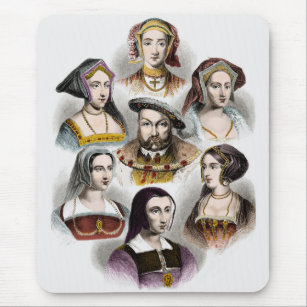 King Henry VIII of England   His Six Wives Mouse Pad