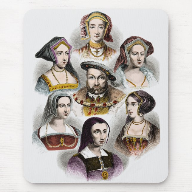 King Henry VIII of England | His Six Wives Mouse Pad (Front)