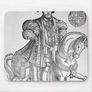 King Henry VIII on horseback Mouse Pad