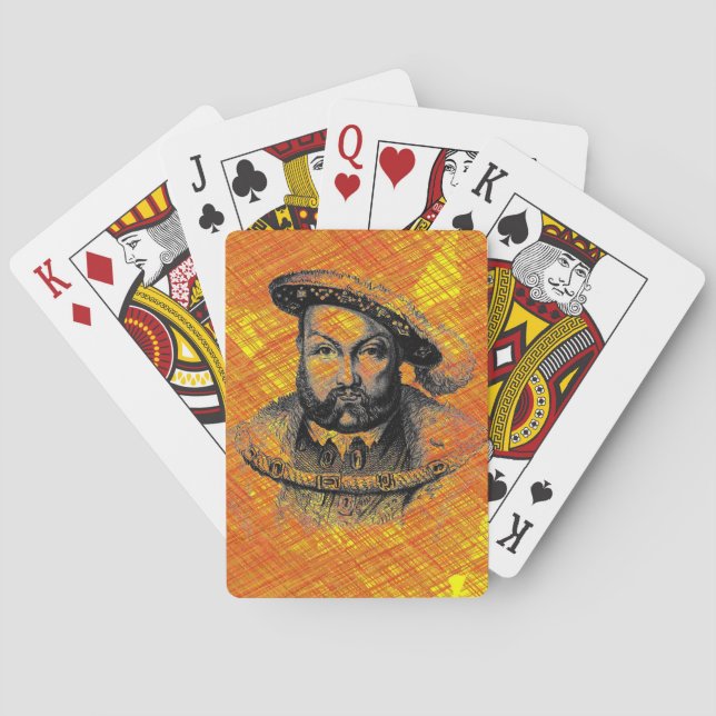 King Henry VIII Poker Cards (Back)