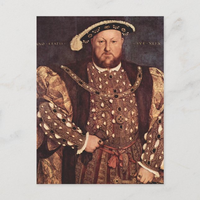 King Henry VIII Postcard (Front)