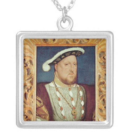 King Henry VIII Silver Plated Necklace