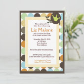 KING in the Jungle 5x7 Baby Shower invitations (Standing Front)