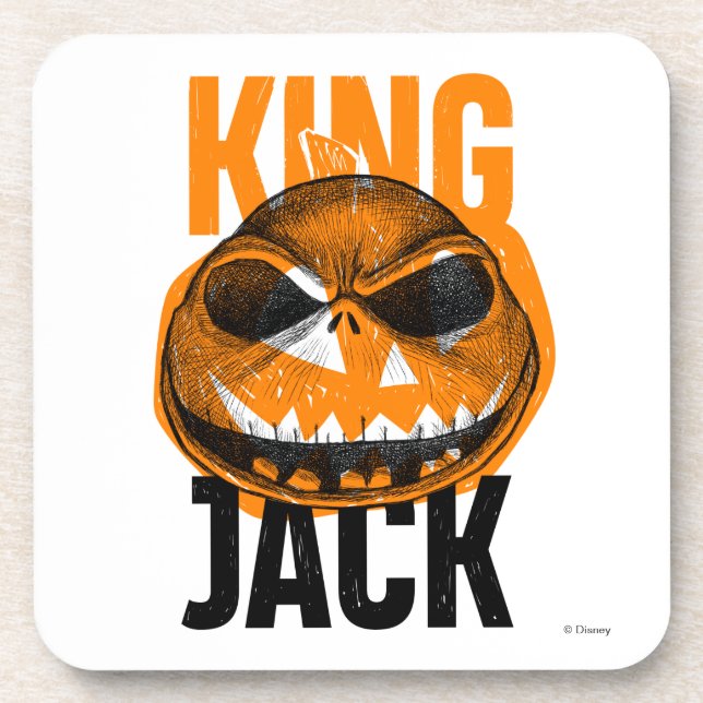 King Jack Skellington Beverage Coaster (Front)