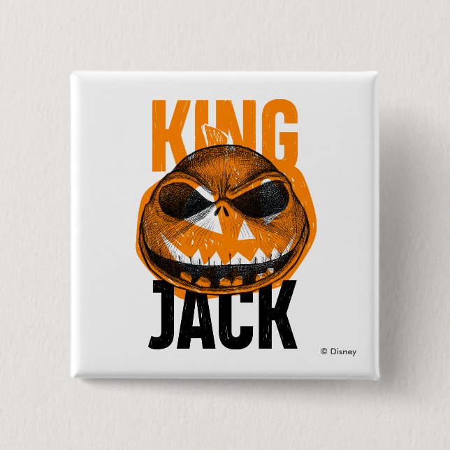 King Jack Skellington Button (Front)