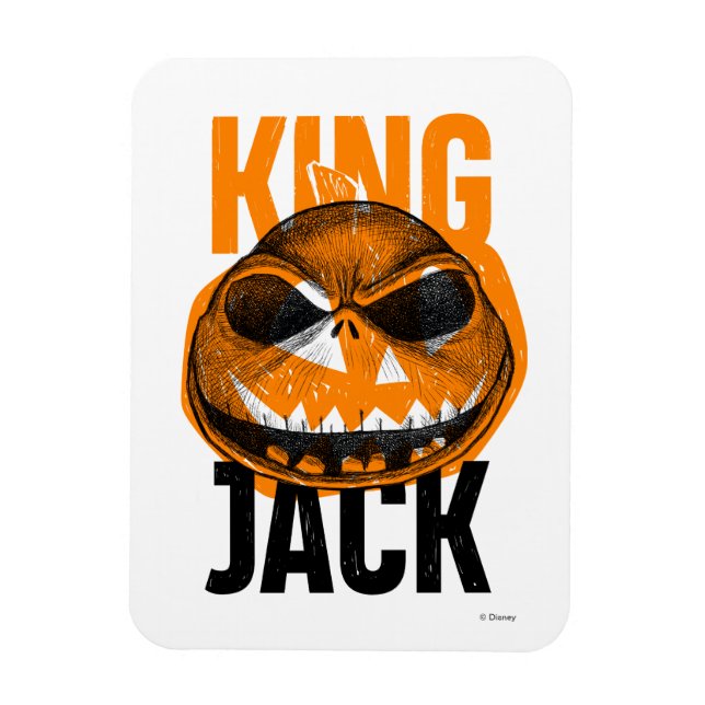 King Jack Skellington Magnet (Vertical)