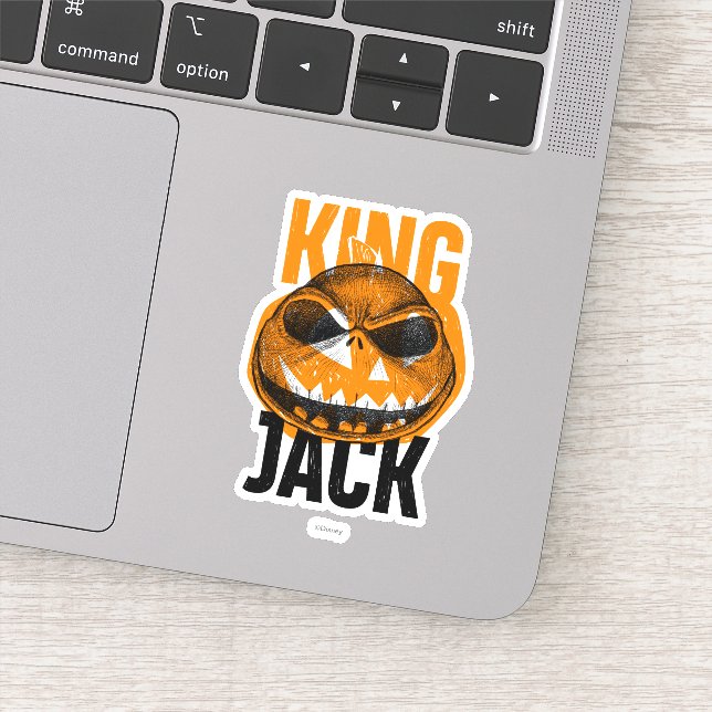 King Jack Skellington Sticker (Detail)