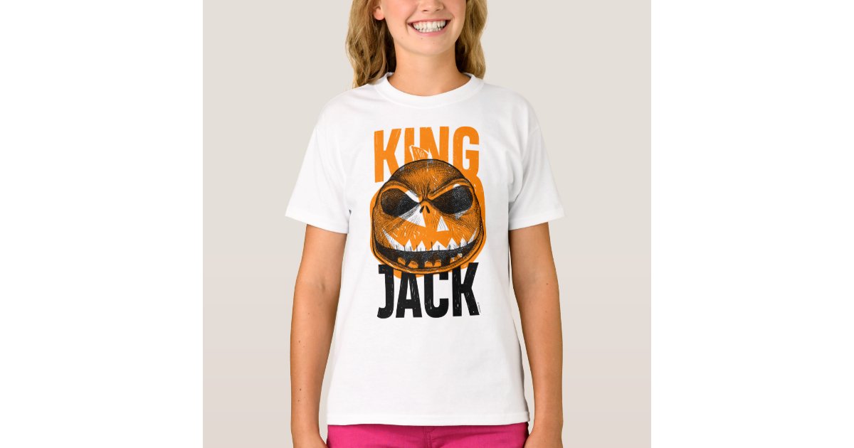 glemme Væve Gurgle King Jack Skellington T-Shirt | Zazzle