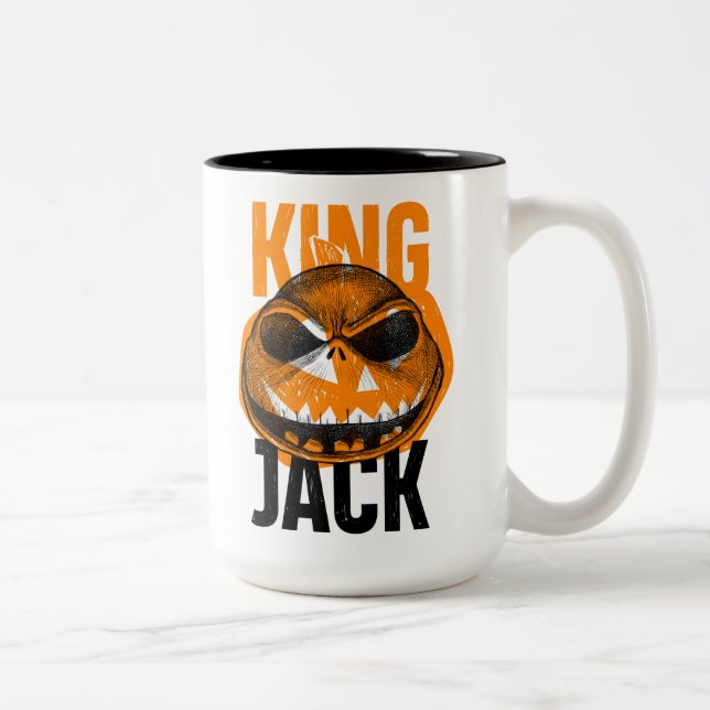 King Jack Skellington Two-Tone Coffee Mug (Right)