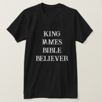 King James Bible Believer Christian Black