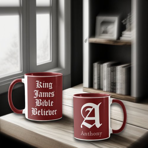 King James Bible Believer Christian Customized Mug