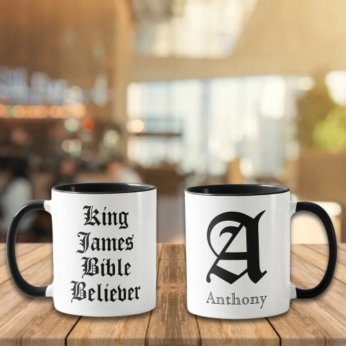 King James Bible Believer Christian Customized Mug