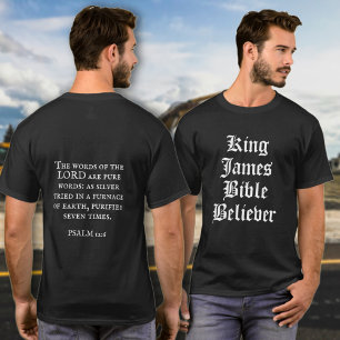 King James Bible Believer Christian Scripture  T-Shirt