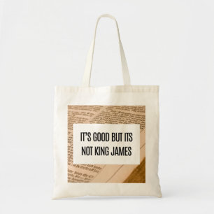 King James Bible Love Funny Tote Christian Bag