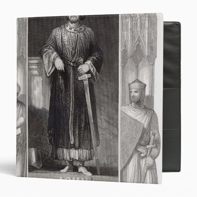 King John 3 Ring Binder (Front/Inside)