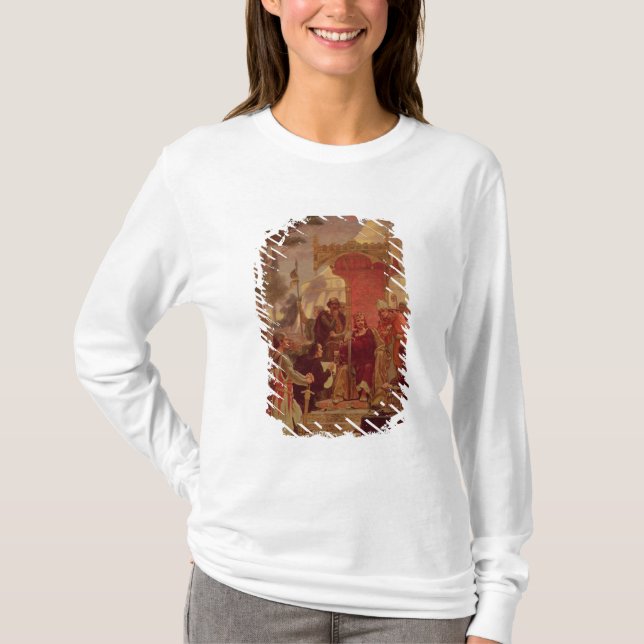 King John Granting the Magna Carta in 1215, 1900 T-Shirt (Front)