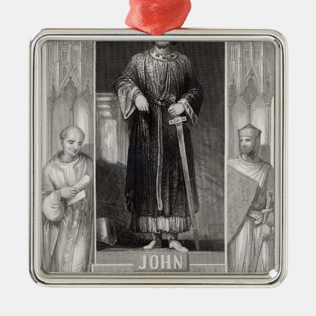 King John Metal Ornament (Front)