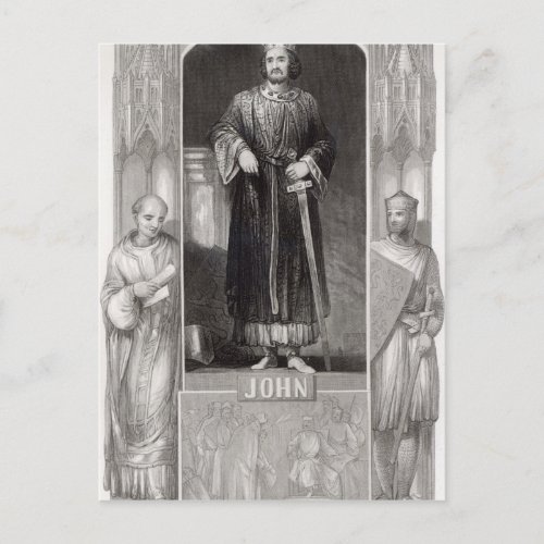 King John Postcard