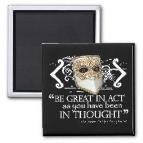 King John Quote Magnet