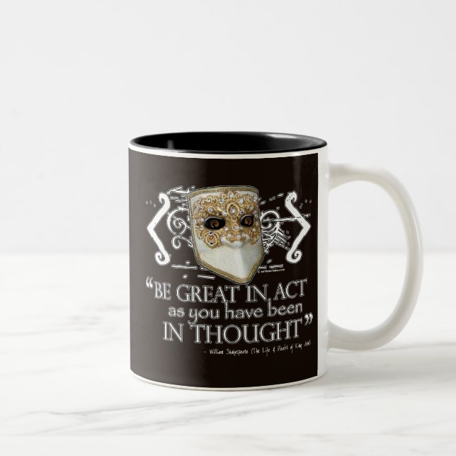 King John Quote Two-Tone Coffee Mug (Right)
