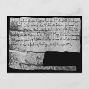 King John’s Letters Patent for Liverpool, 1207 Postcard