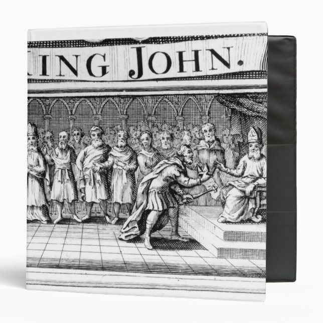 King John surrenders his crown Binder (Front/Inside)