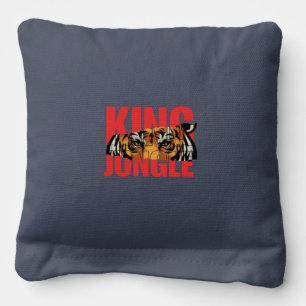 King Jungle – Wild Tiger Power Design Cornhole Bags