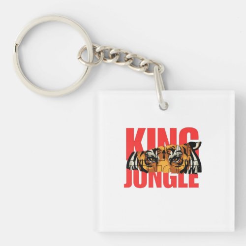 King Jungle – Wild Tiger Power Design Keychain
