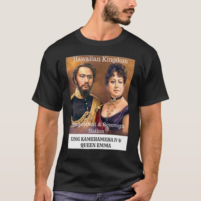 King Kamehameha Iv Queen Emma T-Shirt (Front)