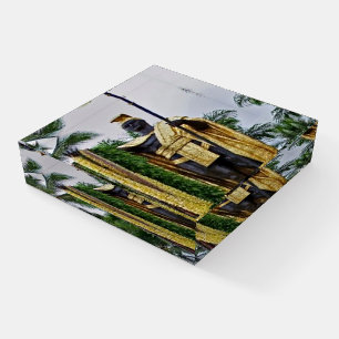 King Kamehameha of Hawaii statue Paperweight