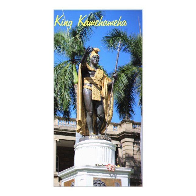 king kamehameha statue card (Front)