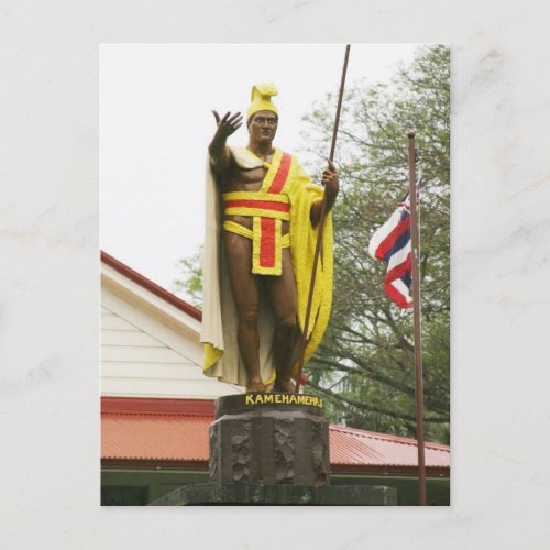 King Kamehameha Statue _ Postcard