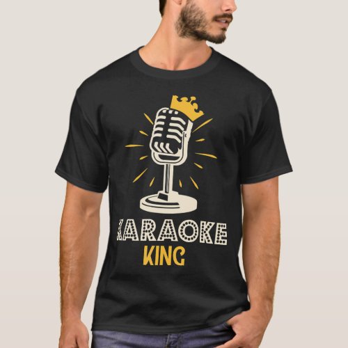 King Karaoke Bar Party Corporate Party Men T_Shirt