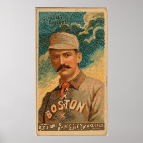 King Kelly Boston Beaneaters Poster
