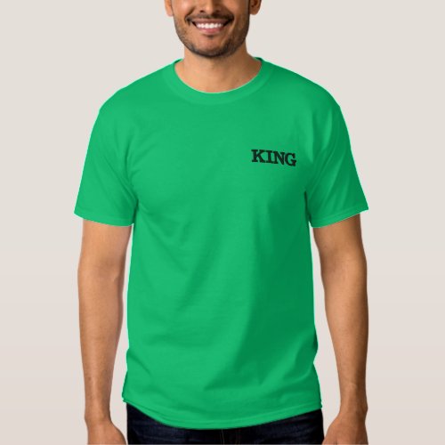 King Kelly Green Custom T_Shirts Tops for Mens 