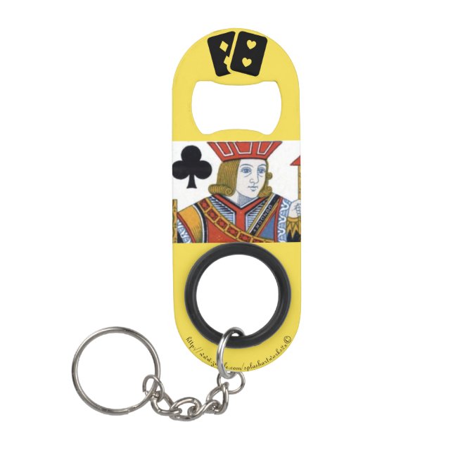 "King" Keychain Bottle Opener (Front)