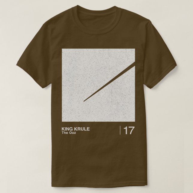King Krule Minimalist Graphic Artwork Design 1 T-Shirt (Design Front)