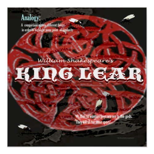 King Lear Analogy Poster