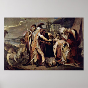 King Lear Mourns Cordelia By Barry James Poster