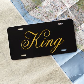 King License Plate by kfleming1986 at Zazzle