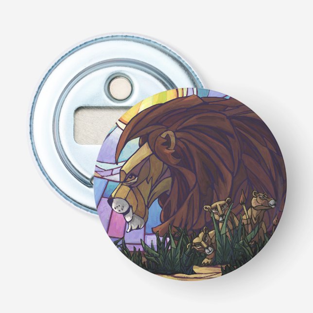King Lion and Cubs Bottle Opener (Front)