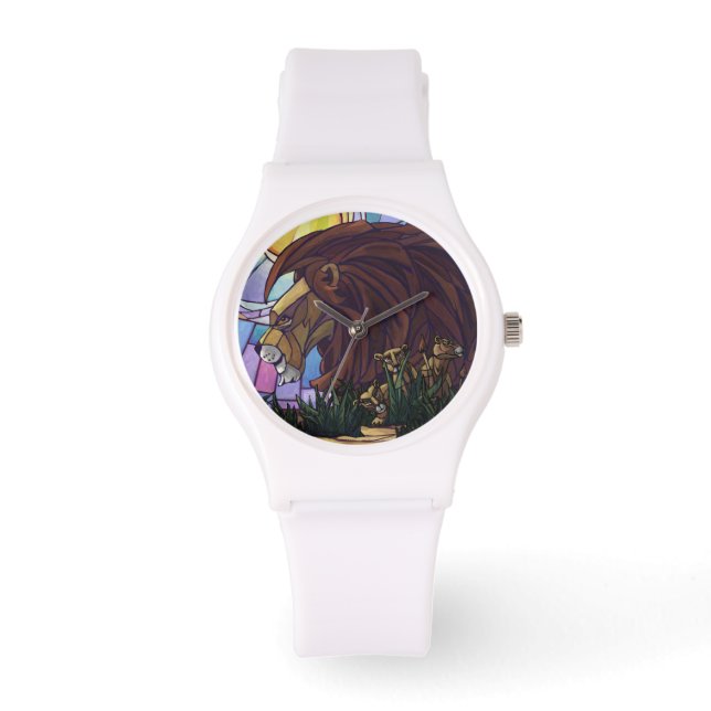 King Lion and Cubs Watch (Front)