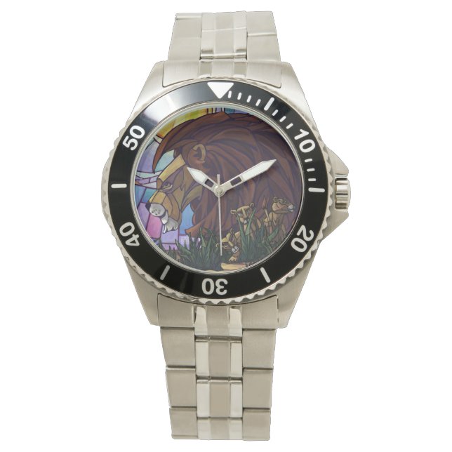 King Lion and Cubs Watch (Front)