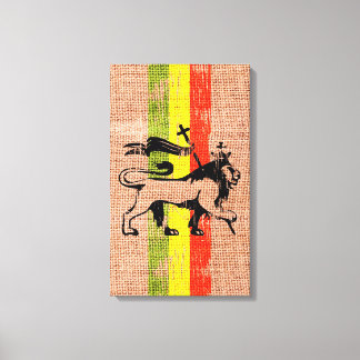 King lion canvas print