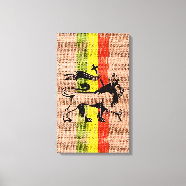 King lion canvas print (Front)